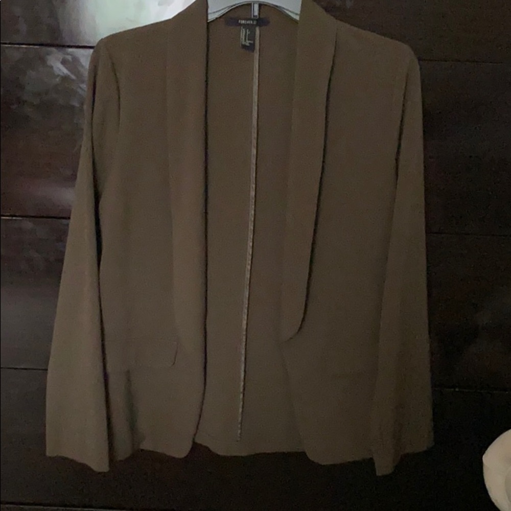 Military Green Blazer